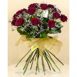 Bouquet of 19 Red Roses